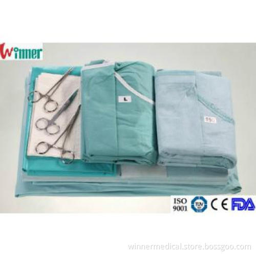 disposable surgical custom procedure tray